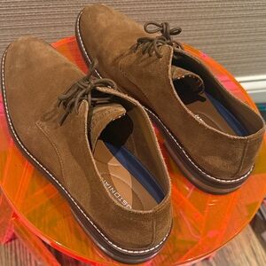 Clarks Tan Suede Men's Derbys (BOSTONIAN)